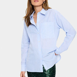 MarleySZ Shirt, chambray blue, Saint Tropez