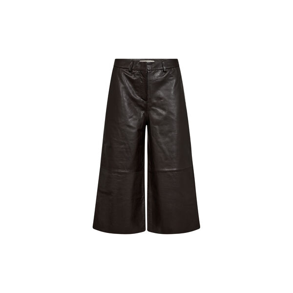 PD-Lanni Leather Culotte Pant, black coffee PD-Lanni Leather Culotte Pant, black coffee, Pieszak