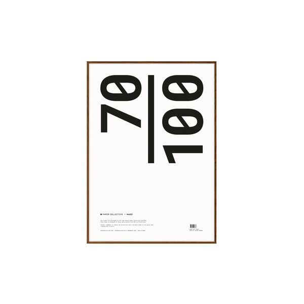 Frame, dark oak Frame, dark oak, Paper Collective