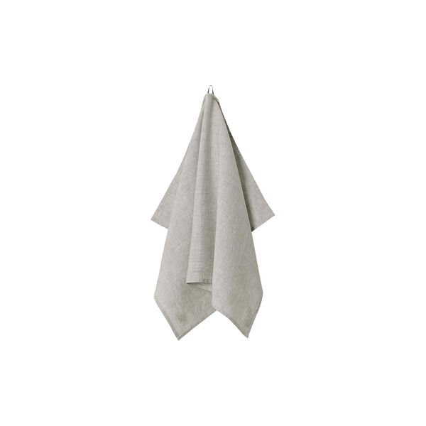 PLAIN Tea Towel, light grey melangé, Georg Jensen Damask