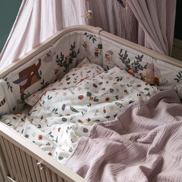 Sebra Bed Baby & Jr., birchbark rose, Sebra