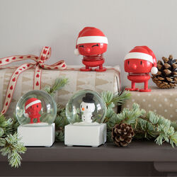 Santa Snow Globe, red, Hoptimist