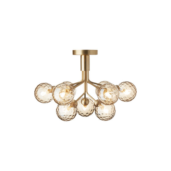 Apiales 9 Ceiling Lamp, brushed brass/optic gold Apiales 9 Ceiling Lamp, brushed brass/optic gold, Nuura