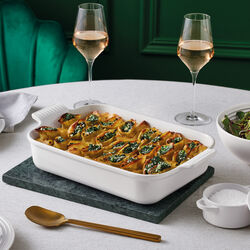 Heritage Rectangular Dish 32 cm, white, Le Creuset