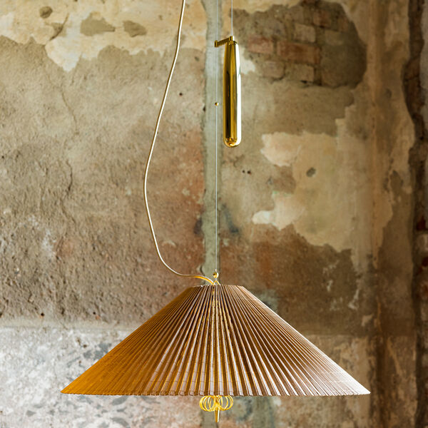 A1972 Pendant, brass/bamboo, GUBI