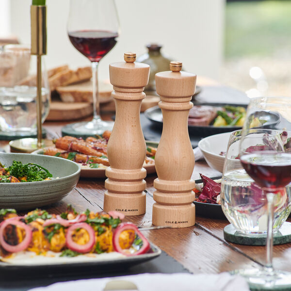 London Salt and pepper mill set, natural, Cole & Mason