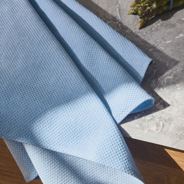 1959 Kitchen Towel, bright blue, Georg Jensen Damask