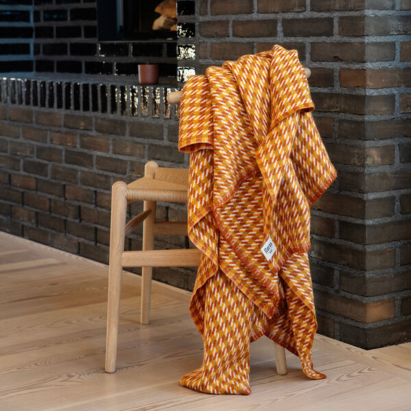 MIMI Throw, apricot, R&oslash;ros Tweed