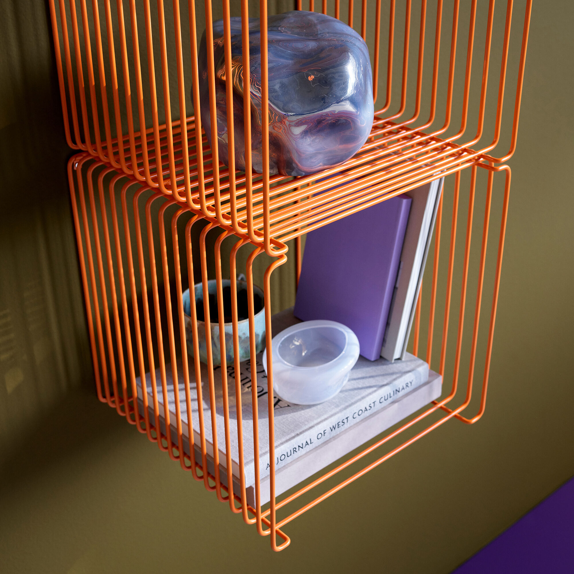 Panton Wire Single, 234 tangerine