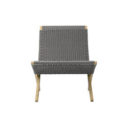 MG501 Outdoor Cuba Chair, charcoal, Carl Hansen & Søn