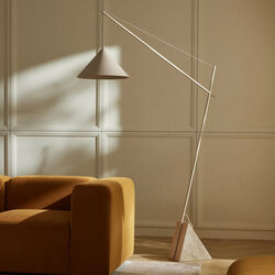 Reyna Reading Lamp, light beige, Westwing Collection