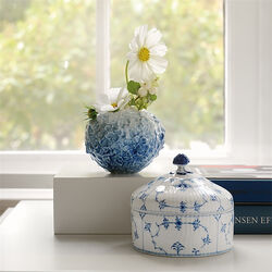 The Art Of Giving Flowers Vase, light blue, Royal Copenhagen