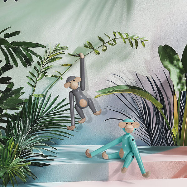 Monkey Mini, turquoise, Kay Bojesen Denmark