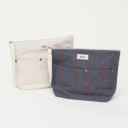 Pouch Pocket Canvas, mix midnight, Aiayu