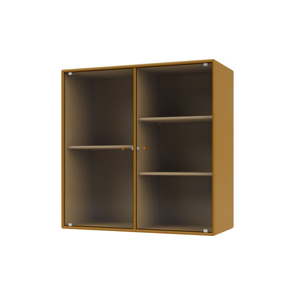 RIPPLE II Vitrine Cabinet, 142 amber, Montana Furniture