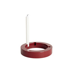 HALO Candle Holder | Large | Wine Red, oursociety