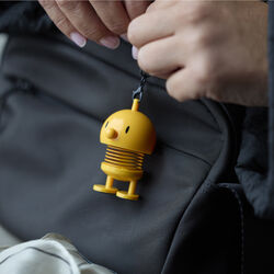 Hoptimist Bumble Bag charm, yellow, Hoptimist