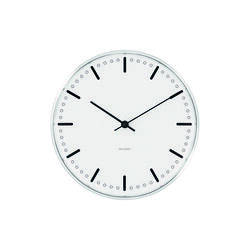 City Hall Wall clock Medium, white, Arne Jacobsen Clocks