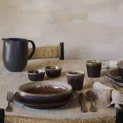 Poterie Plate &Oslash; 20,5 cm, mocca, Costa Nova