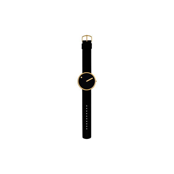 PICTO Wrist Watch, black/gold/black, Picto