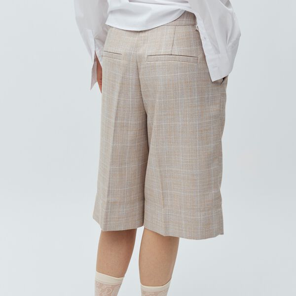 Brecan-M Shorts, beige check, mbyM