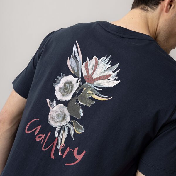 MMGMotion Flower Tee, salute navy, MOS MOSH Gallery