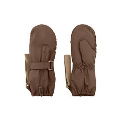 MATCESAR Fleece Lined Mittens, chestnut brown, Mini A Ture