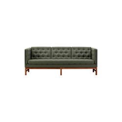 EJ315 3-seater Sofa, 022 Agrarian/oiled walnut, Fredericia Furniture