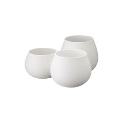 Tealight Holder, white, Ditte Fischer Copenhagen