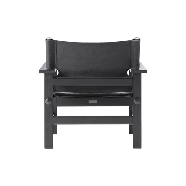 The Canvas Chair, black lacquered oak/black, Fredericia Furniture