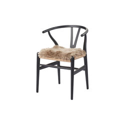 Square Seat Cover, taupe, NATURES Collection