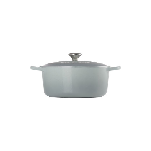 Signature round cast iron pot &Oslash; 28 cm, sea salt, Le Creuset