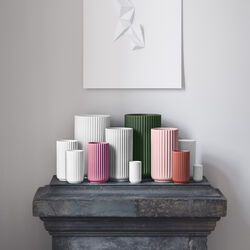 Lyngby Vase, dark green, Lyngby Porcel&aelig;n