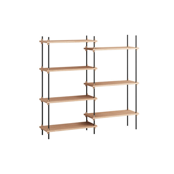 Shelving System 1152A, oak, MOEBE