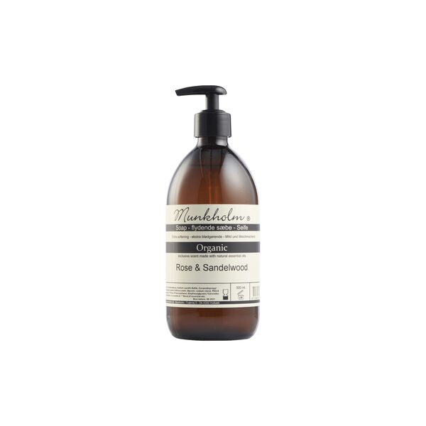 Organic Soap, rose & sandalwood, Munkholm