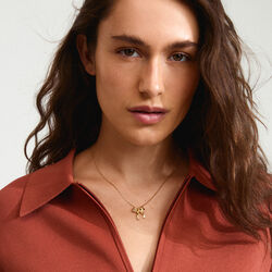 CASSIAN Necklace, gold plated, Pilgrim