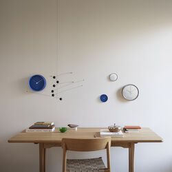 Koppel Wall Clock, iconic blue, Georg Jensen