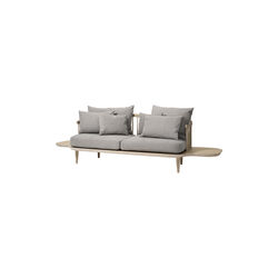 Fly SC3 2-seater Sofa, Hot Madison 094/oiled oak, &Tradition
