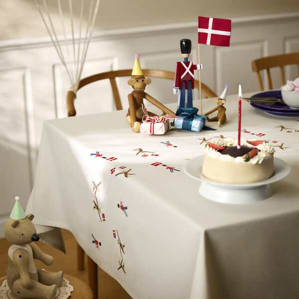 Birthday tablecloth 150x220 cm, Kay Bojesen Denmark