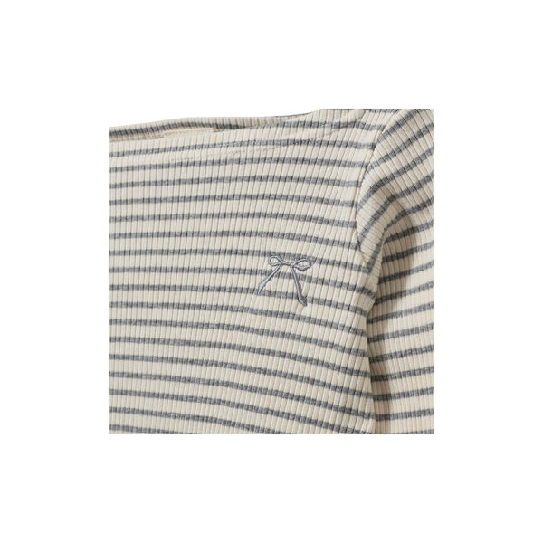 StephieKB T-Shirt Long Sleeve, grey striped, Sofie Schnoor