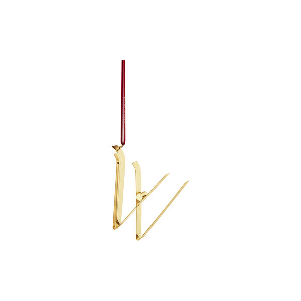 Christmas letter ornament W, Georg Jensen