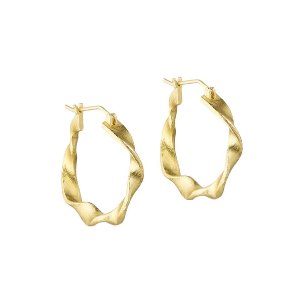 Maeve big hoops, gold plated Maeve big hoops, gold plated, Pure by Nat