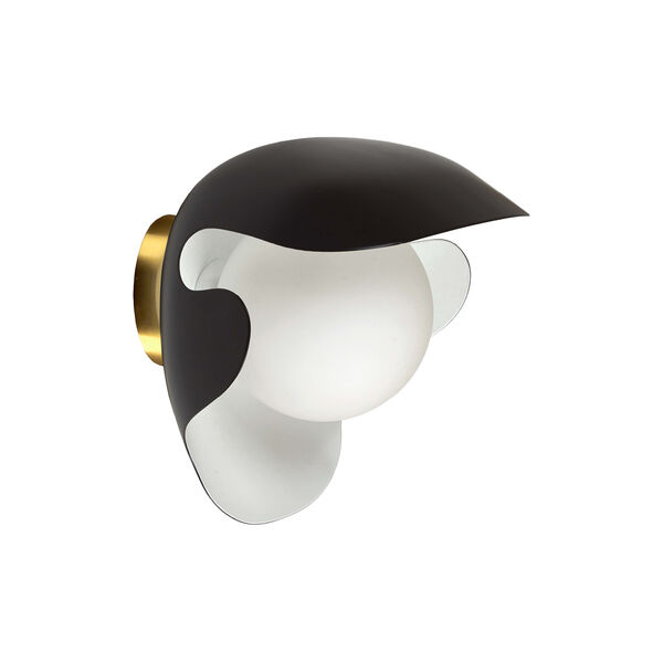 PS38 Wall Lamp, black/brass PS38 Wall Lamp, black/brass, ATBO