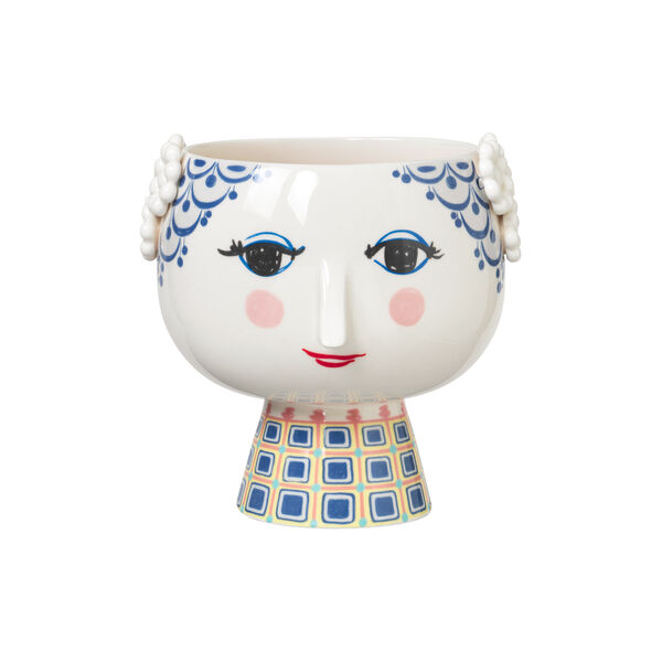 Eva Flowerpot, blue Eva Flowerpot, blue, Bjørn Wiinblad