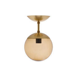 Lord 1 Ceiling/Wall Lamp, brass/brown, Rubn