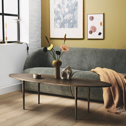 Surf Table, oiled smoked oak, Aakjaer Furniture