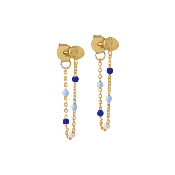 Lola Earring, gold/marine Lola Earring, gold/marine, ENAMEL Copenhagen
