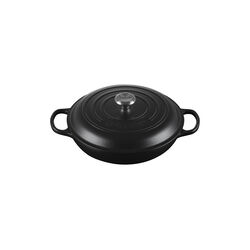 Signature cast iron buffet pot 30 cm, matte black, Le Creuset