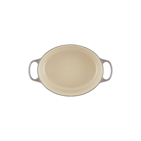 Signature cast iron oval casserole &Oslash; 31 cm, flint, Le Creuset