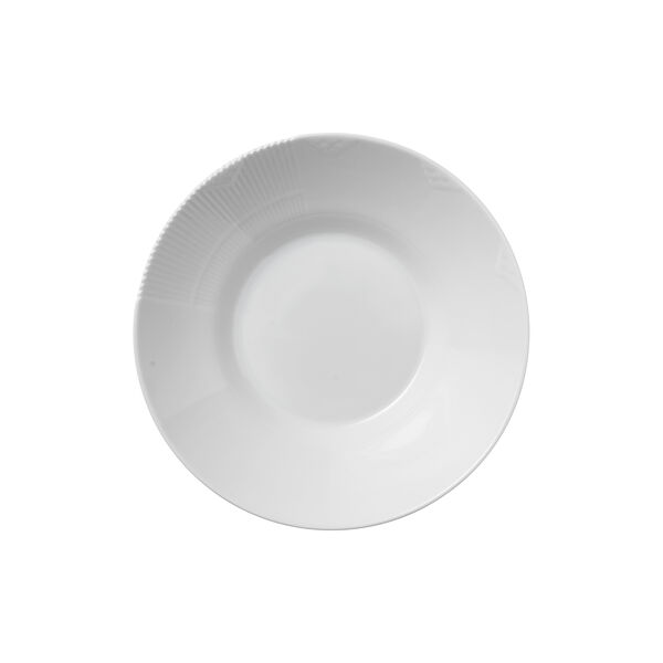 White Elements Deep Plate Ø 25 cm, Royal Copenhagen